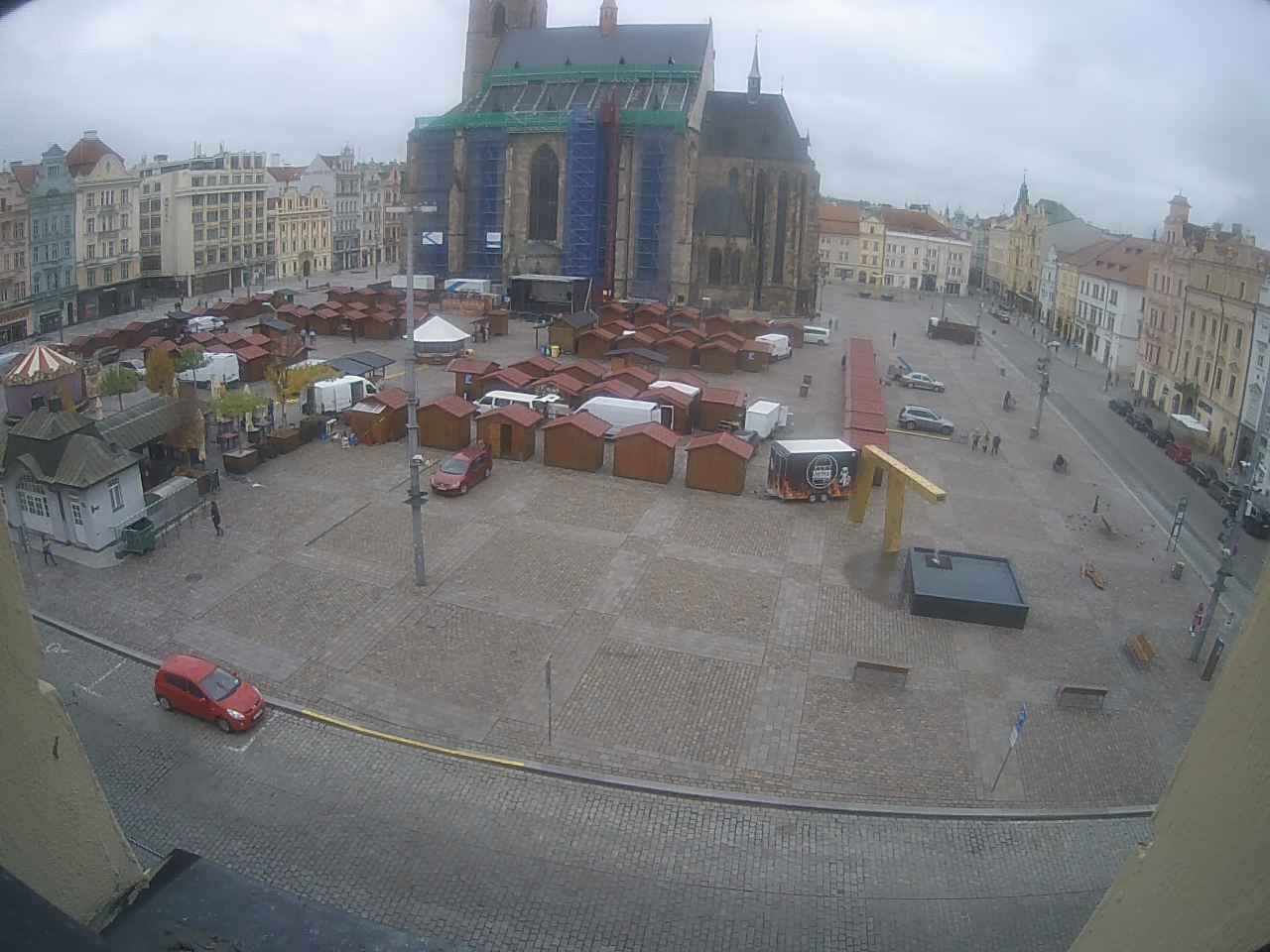 Archiv Foto Webcam Platz der Republik in Pilsen (Plzen)