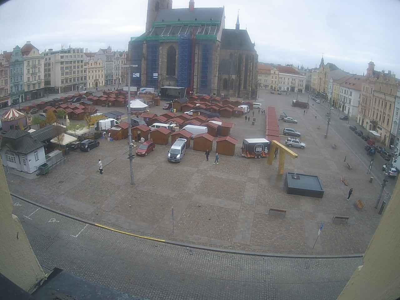 Archiv Foto Webcam Platz der Republik in Pilsen (Plzen)