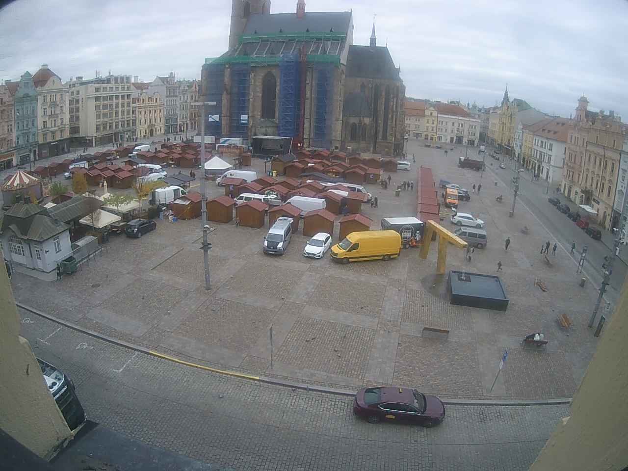 Archiv Foto Webcam Platz der Republik in Pilsen (Plzen)