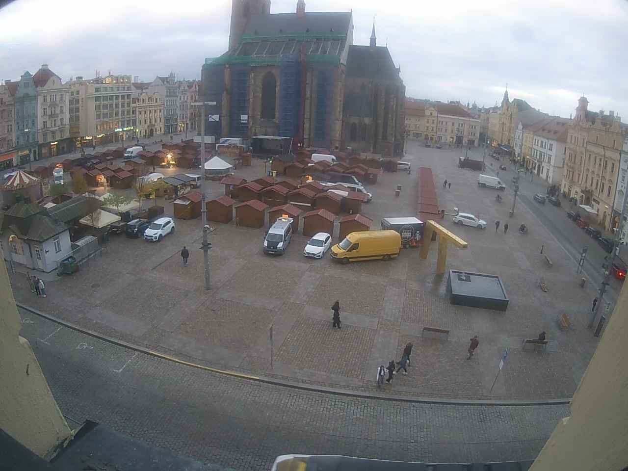 Archiv Foto Webcam Platz der Republik in Pilsen (Plzen)
