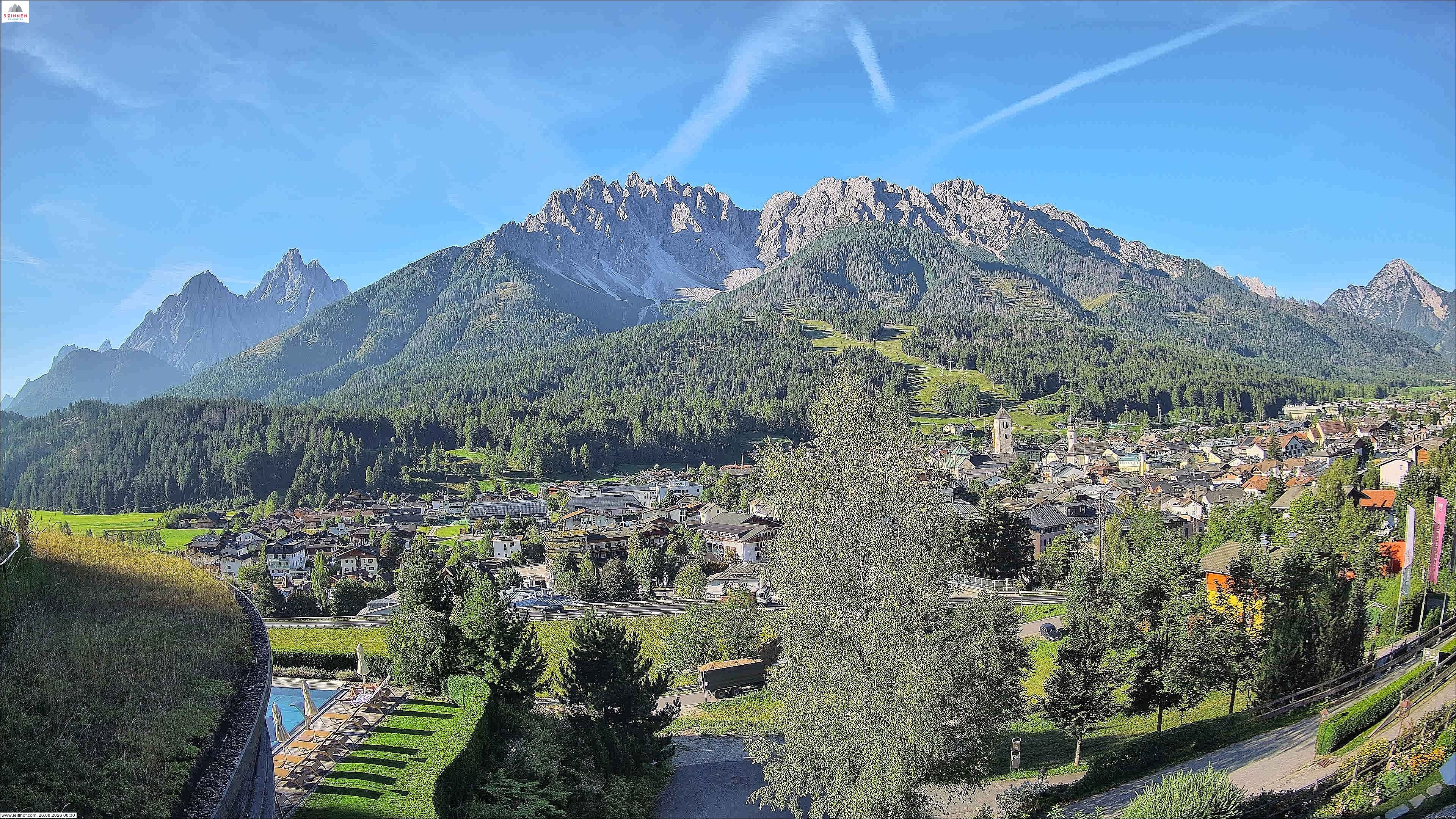 Archived image Webcam Innichen at Pustertal valley