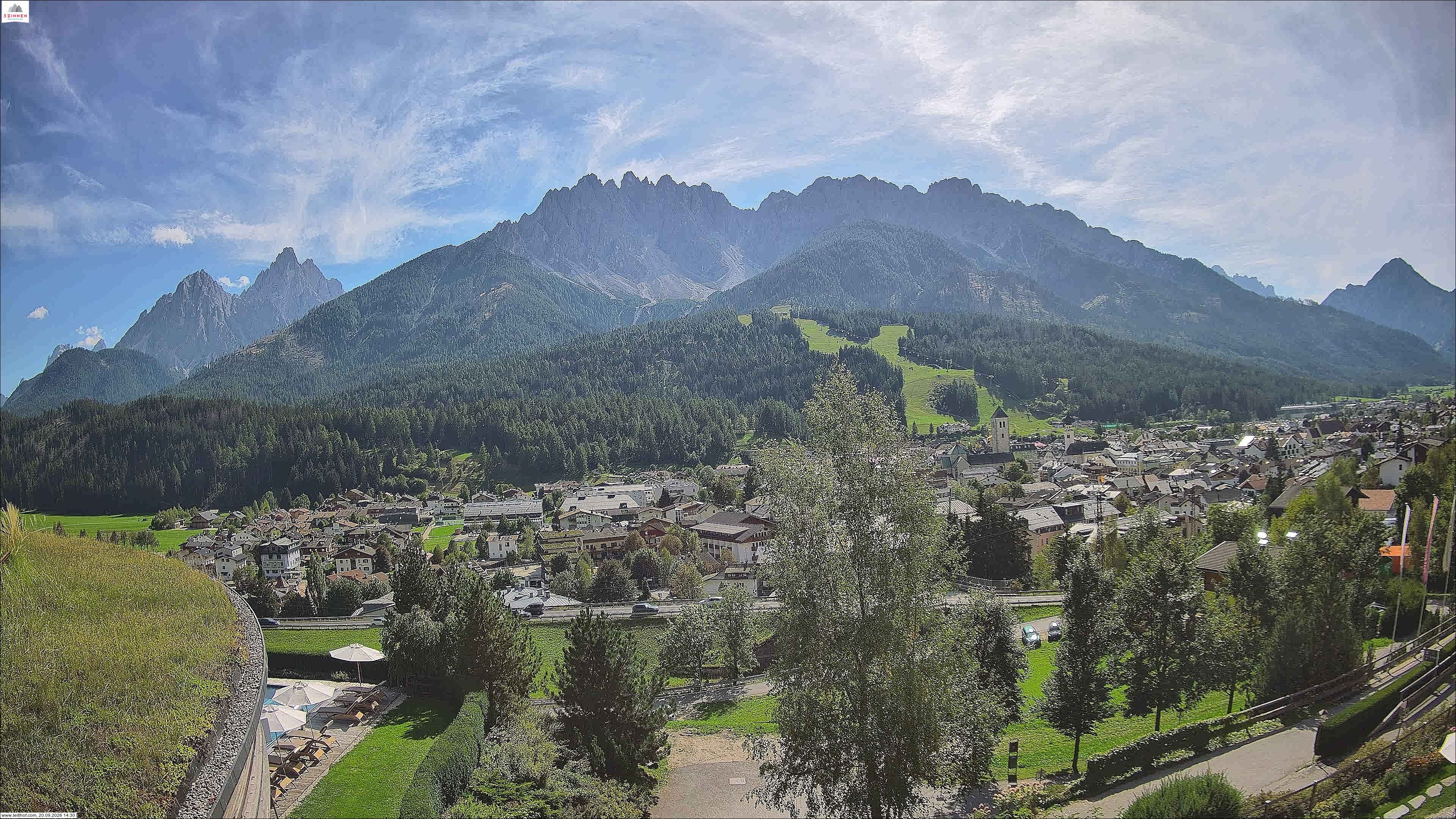Archived image Webcam Innichen at Pustertal valley