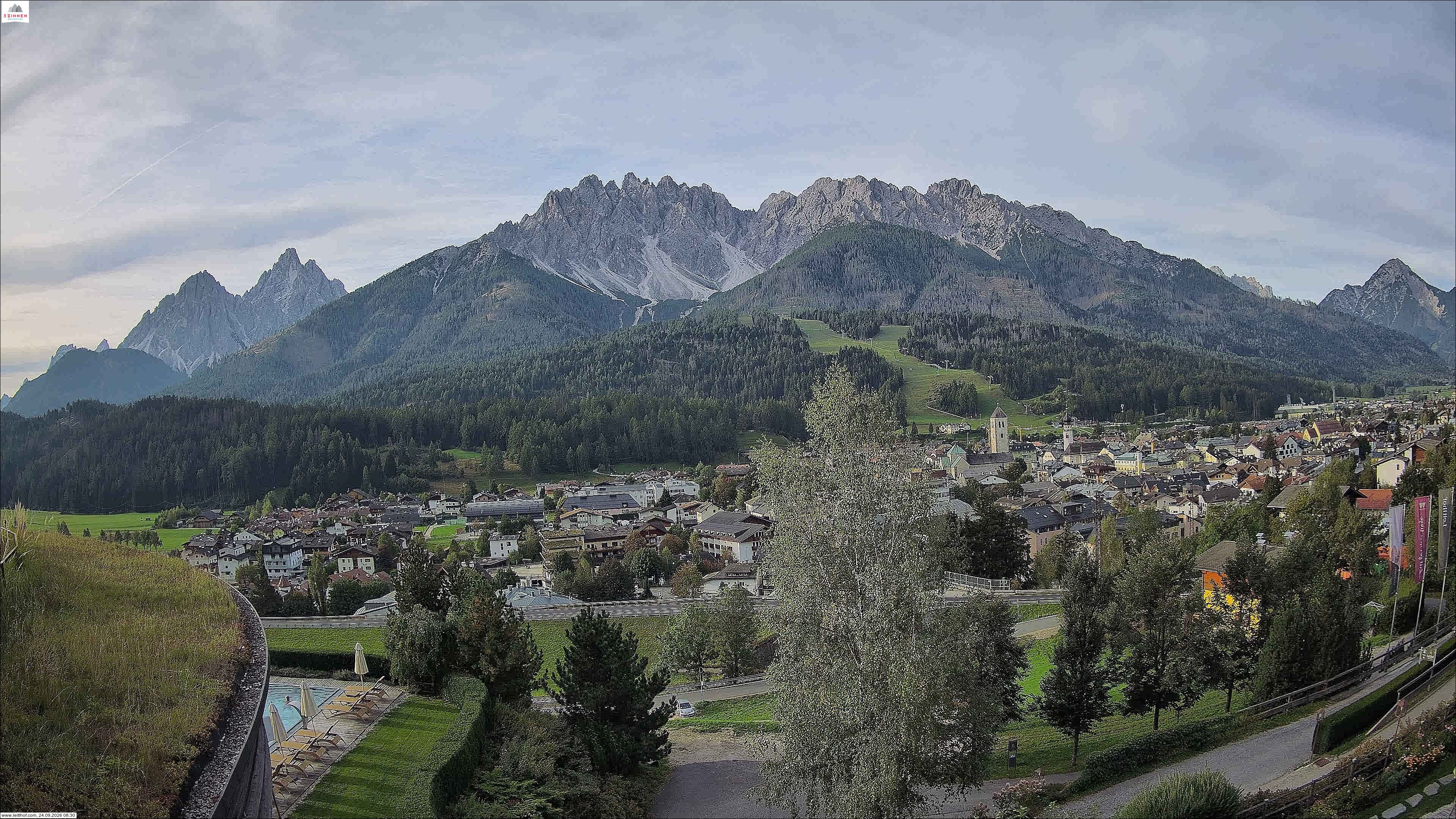 Archived image Webcam Innichen at Pustertal valley