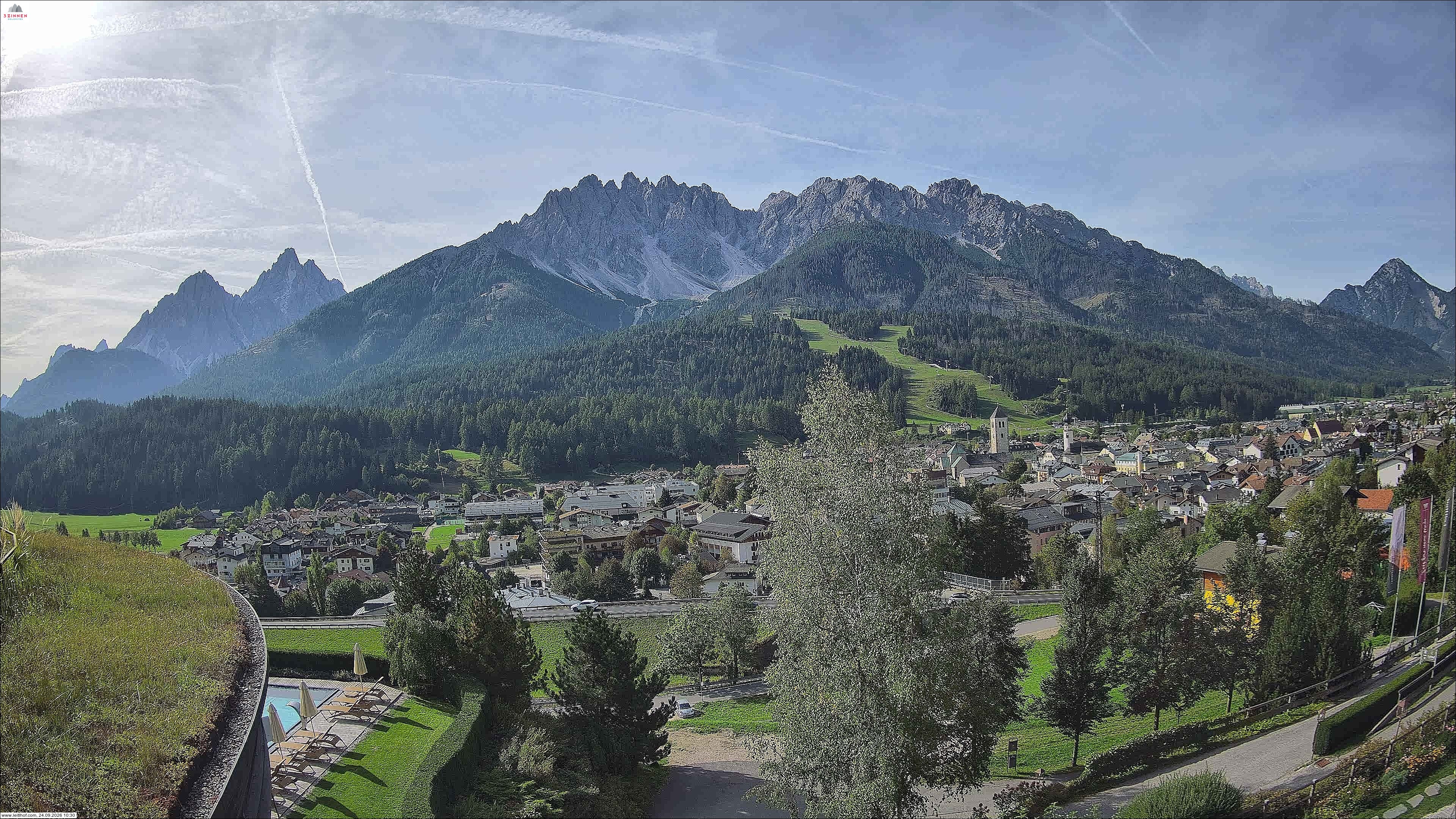 Archived image Webcam Innichen at Pustertal valley