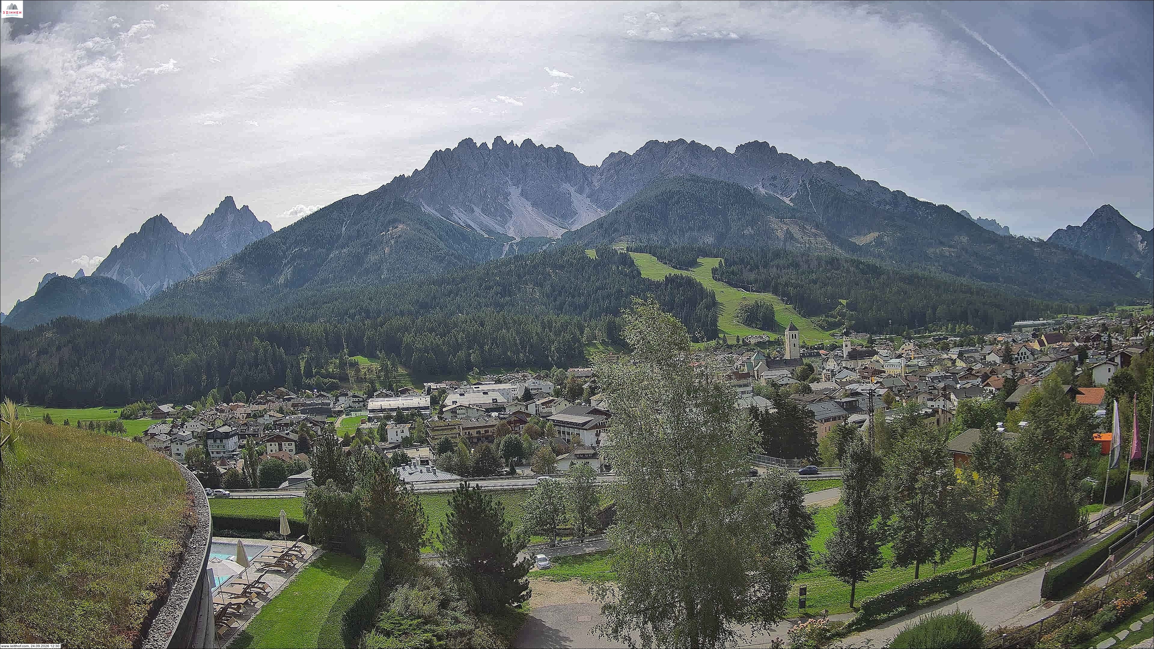 Archived image Webcam Innichen at Pustertal valley