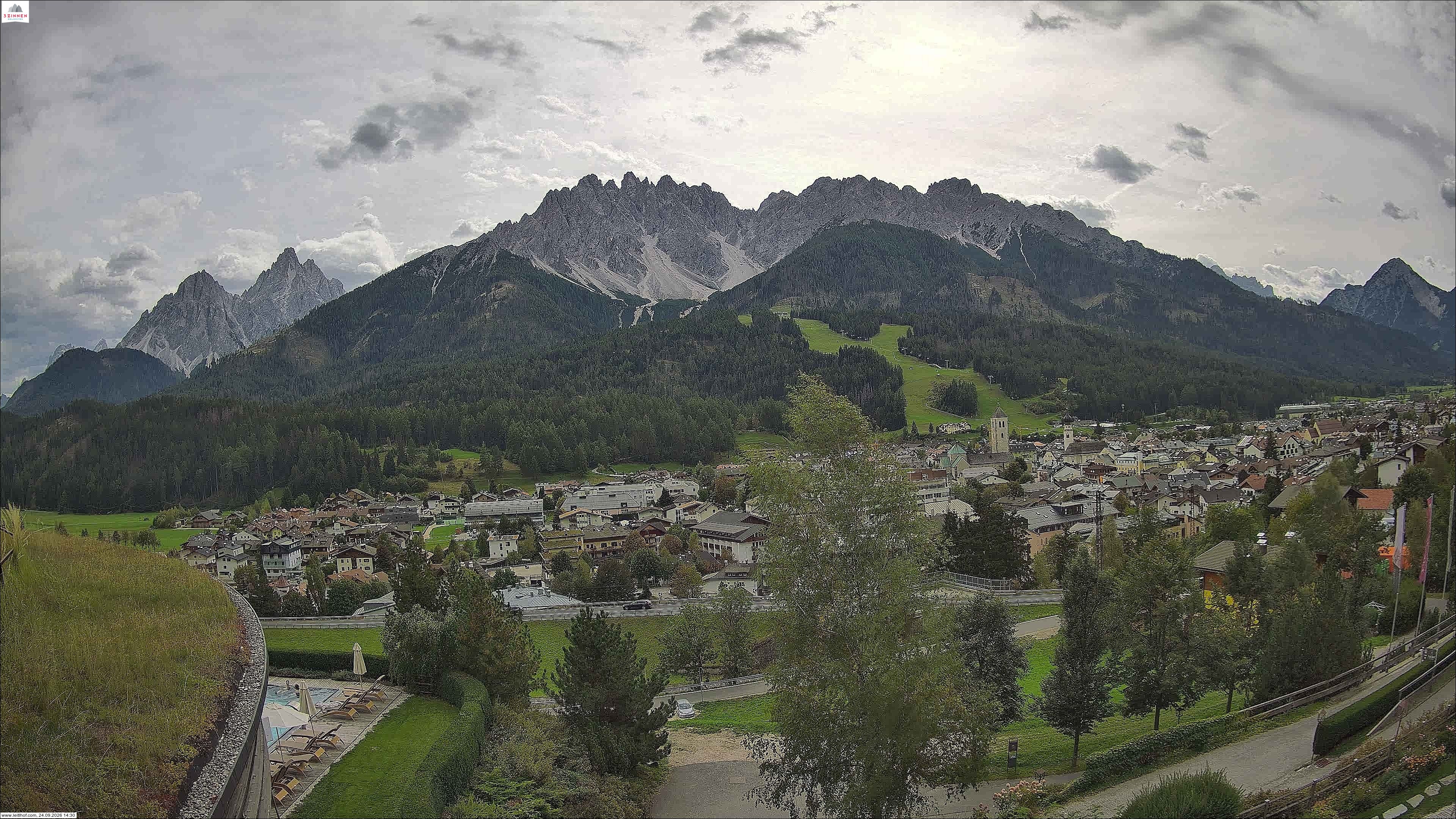 Archived image Webcam Innichen at Pustertal valley