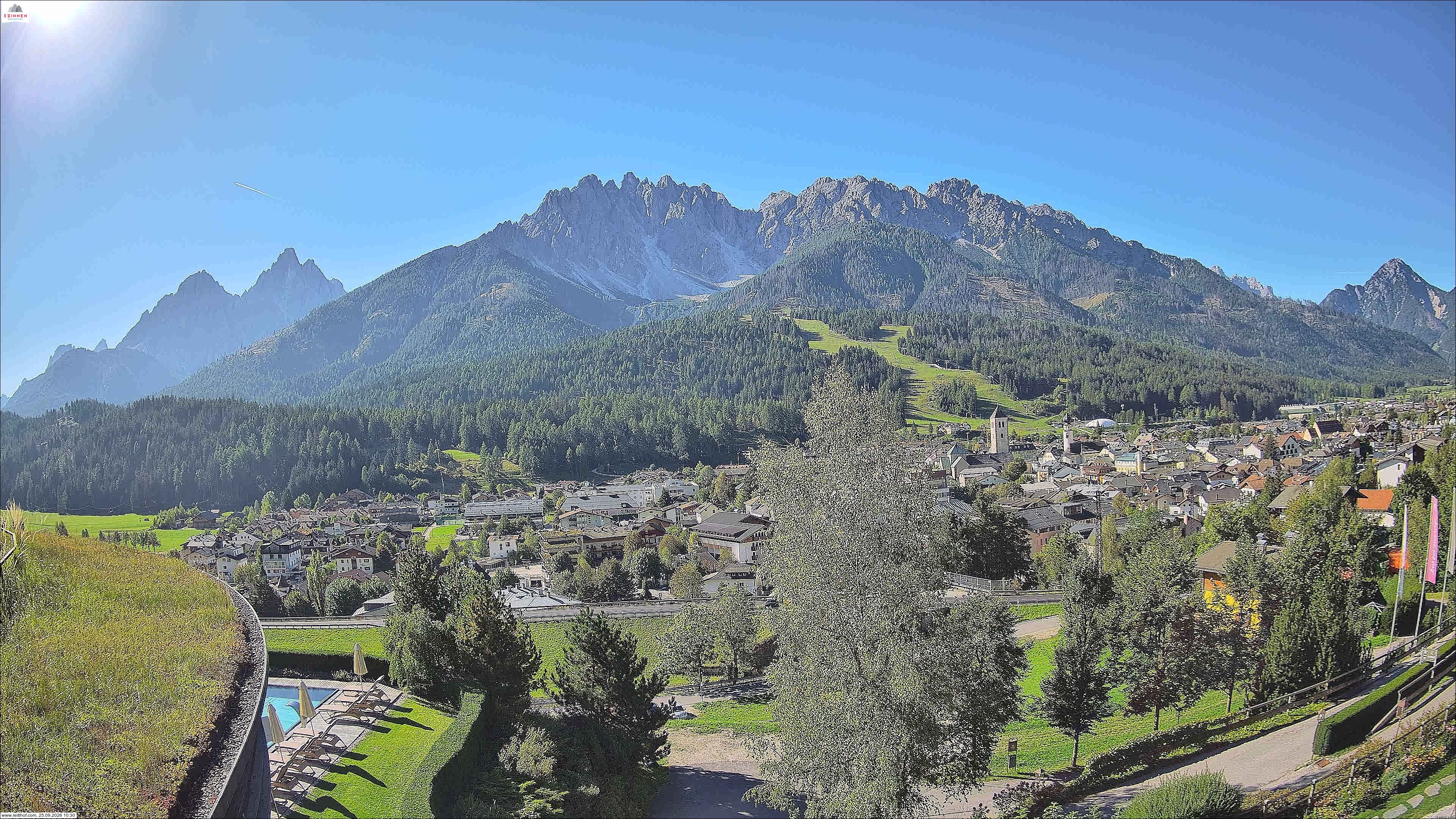 Archived image Webcam Innichen at Pustertal valley