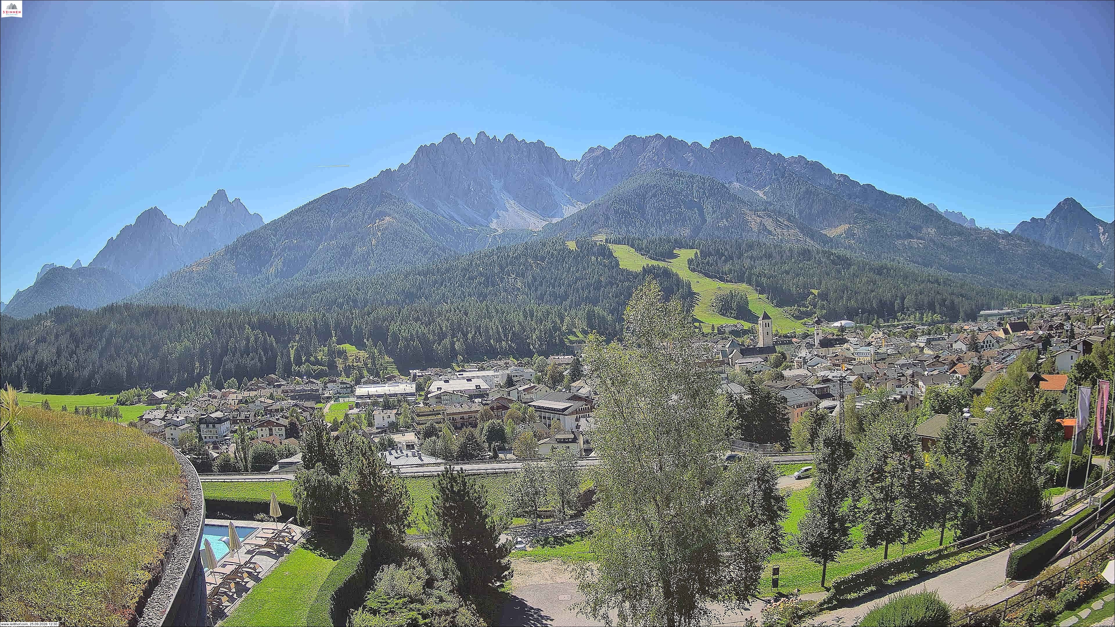 Archived image Webcam Innichen at Pustertal valley
