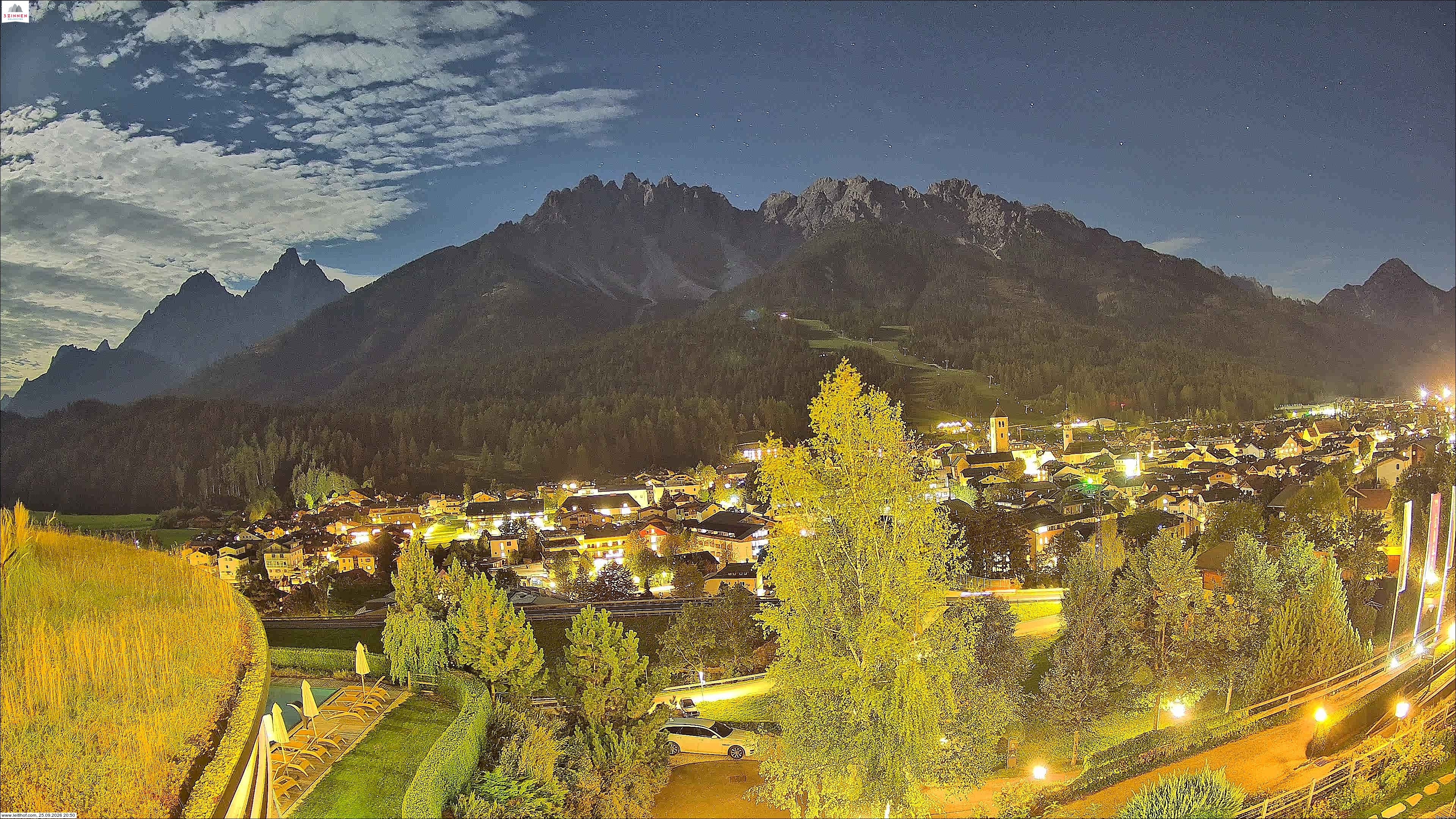 Archived image Webcam Innichen at Pustertal valley