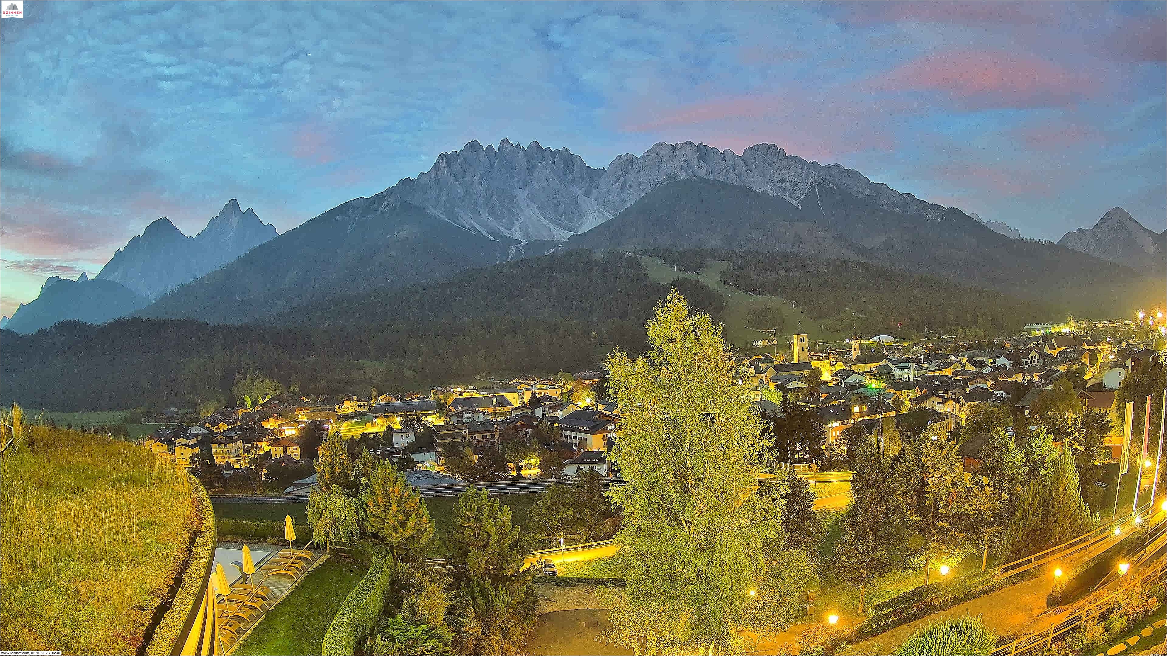 Archived image Webcam Innichen at Pustertal valley