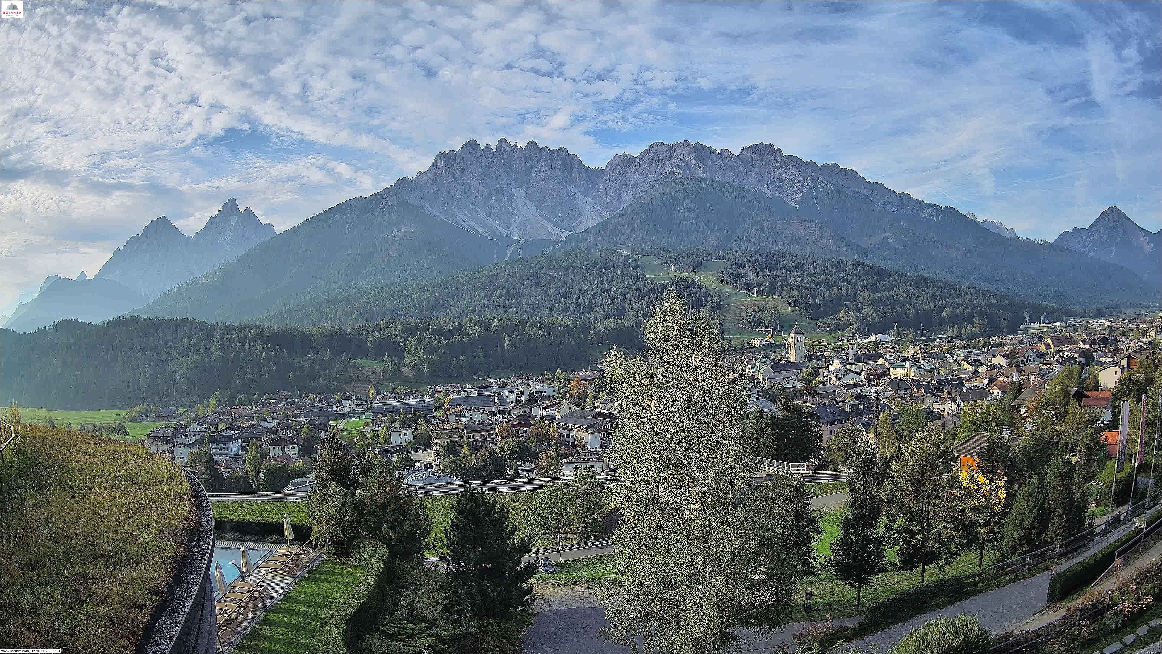 Archived image Webcam Innichen at Pustertal valley