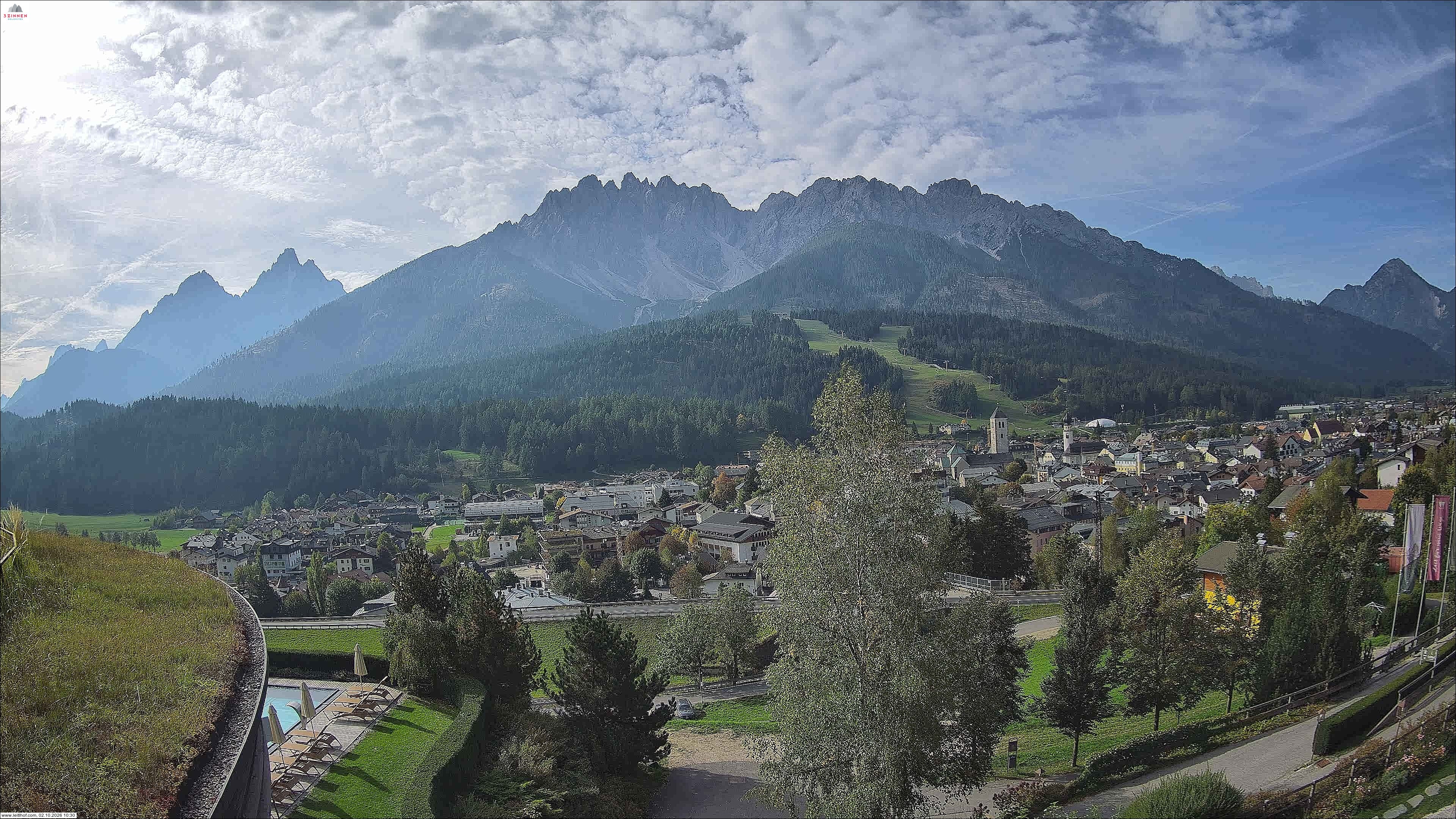 Archived image Webcam Innichen at Pustertal valley