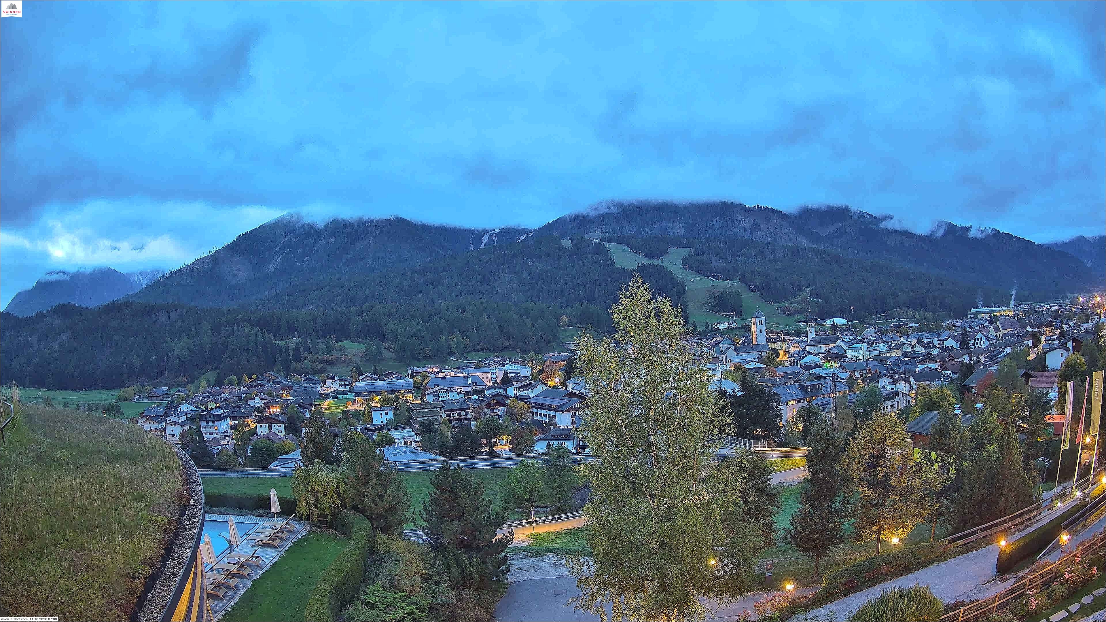 Archived image Webcam Innichen at Pustertal valley