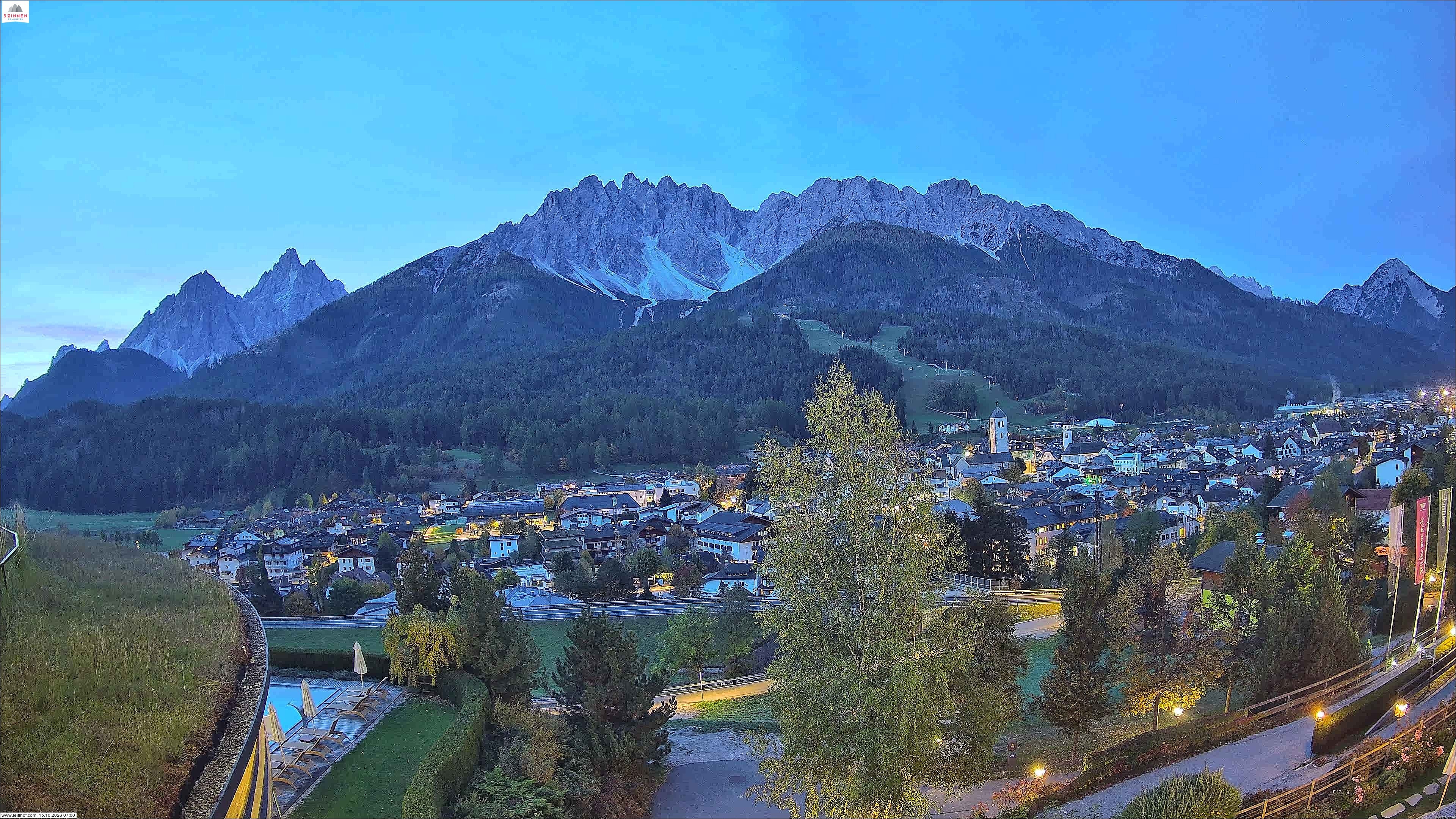 Archived image Webcam Innichen at Pustertal valley
