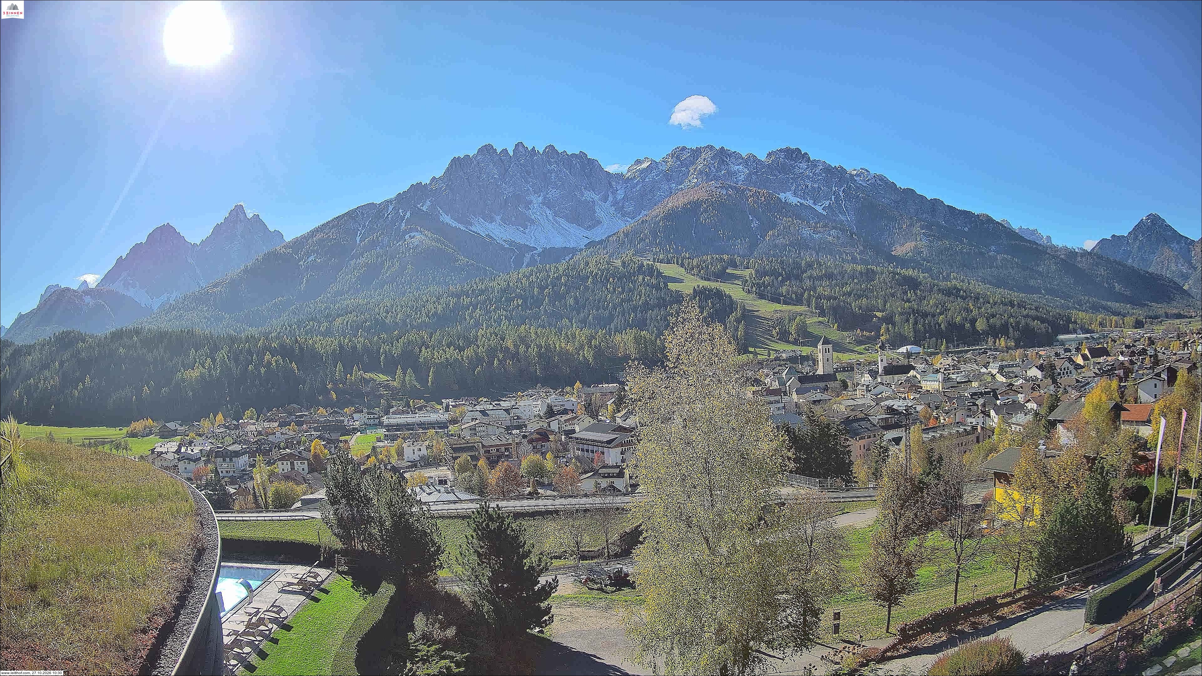 Archived image Webcam Innichen at Pustertal valley