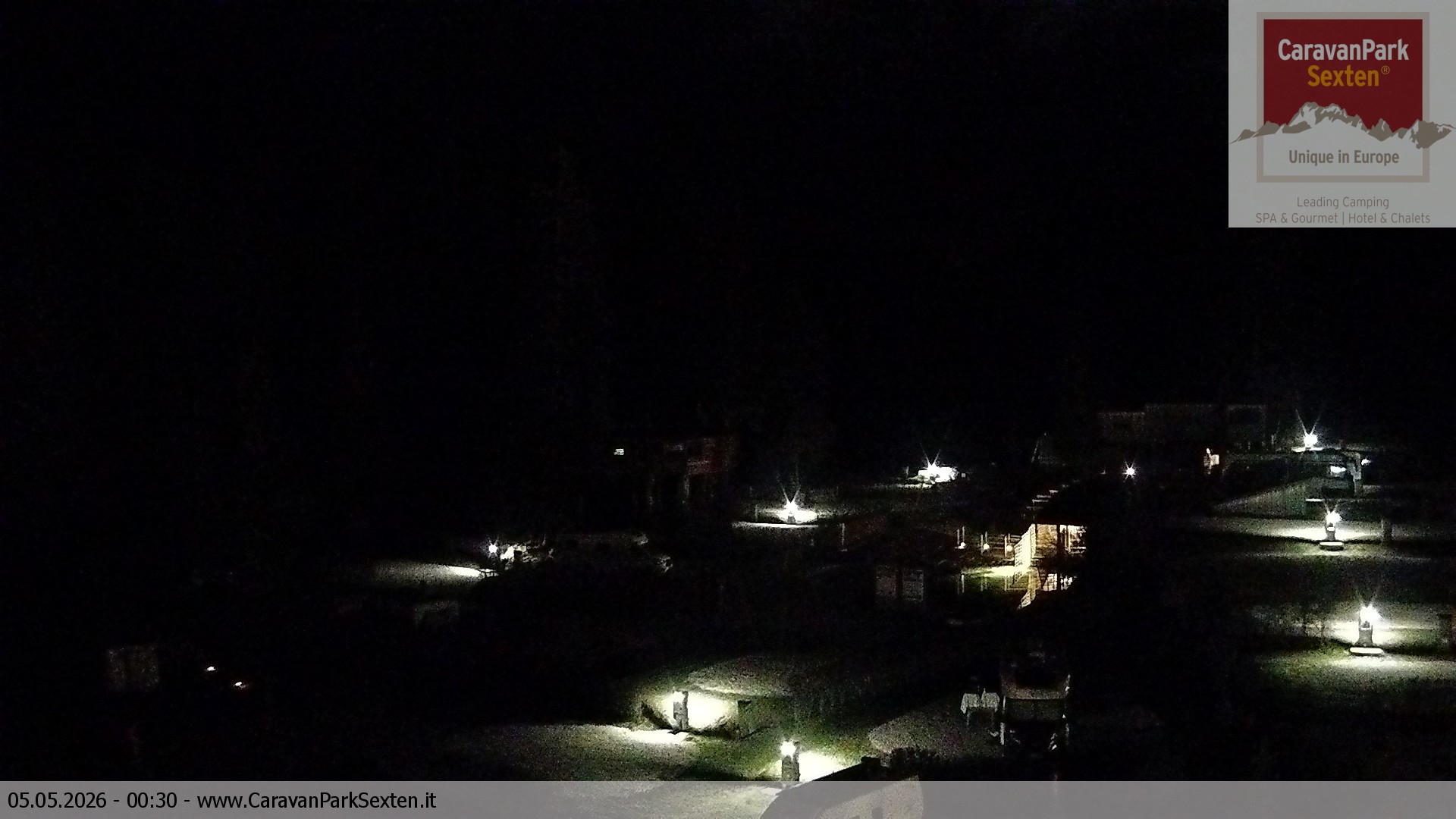 Archived image Webcam Sexten-Moos: caravanpark
