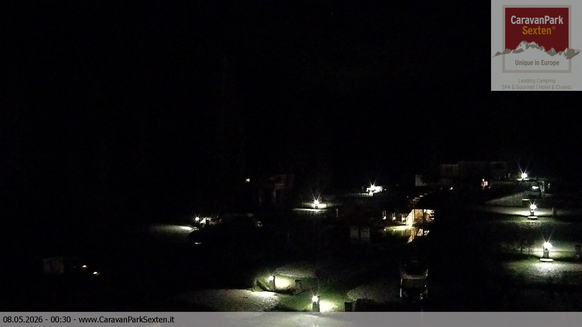 Archiv Foto Webcam Caravanpark in Sexten - Moos