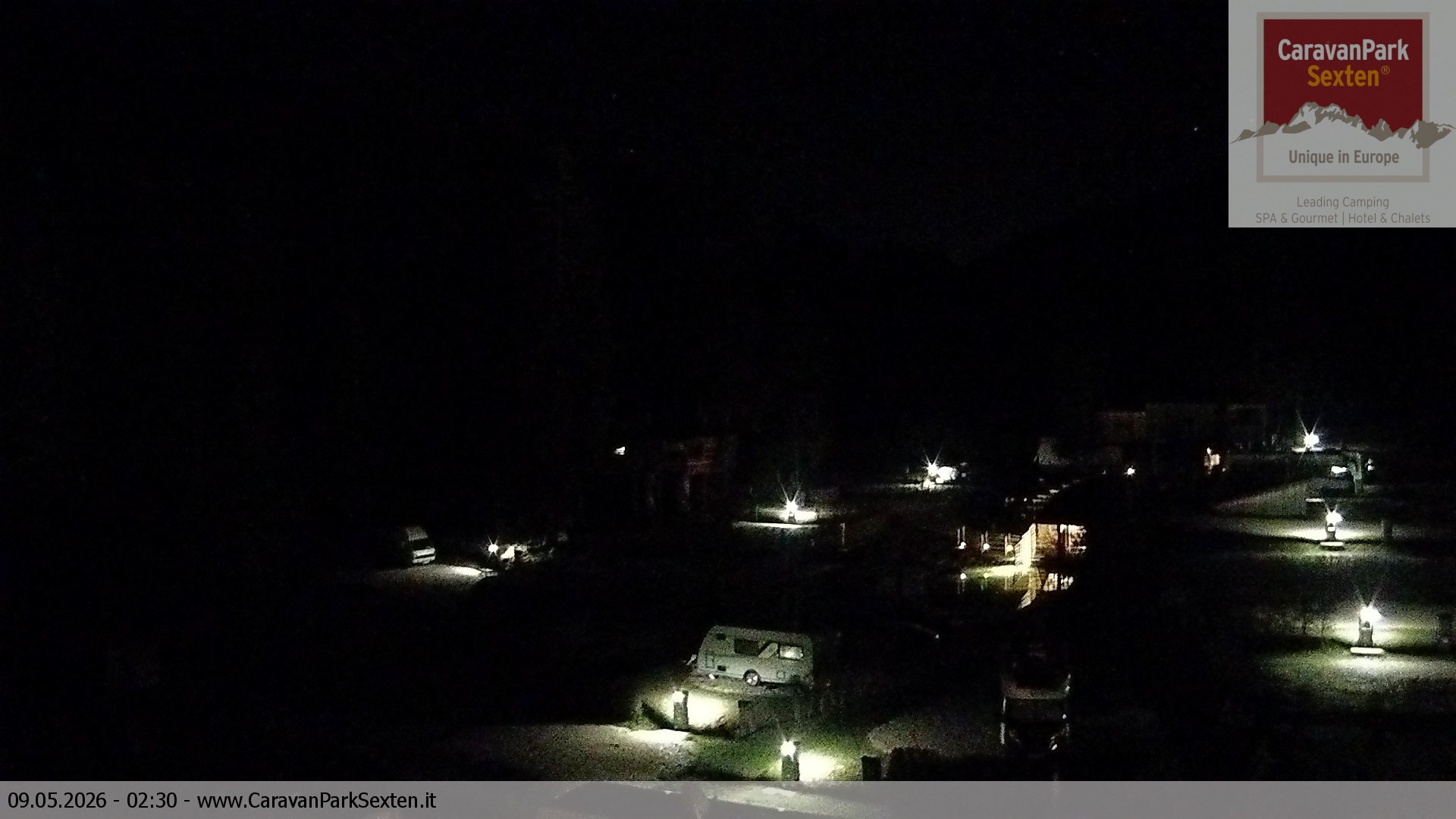 Archiv Foto Webcam Caravanpark in Sexten - Moos