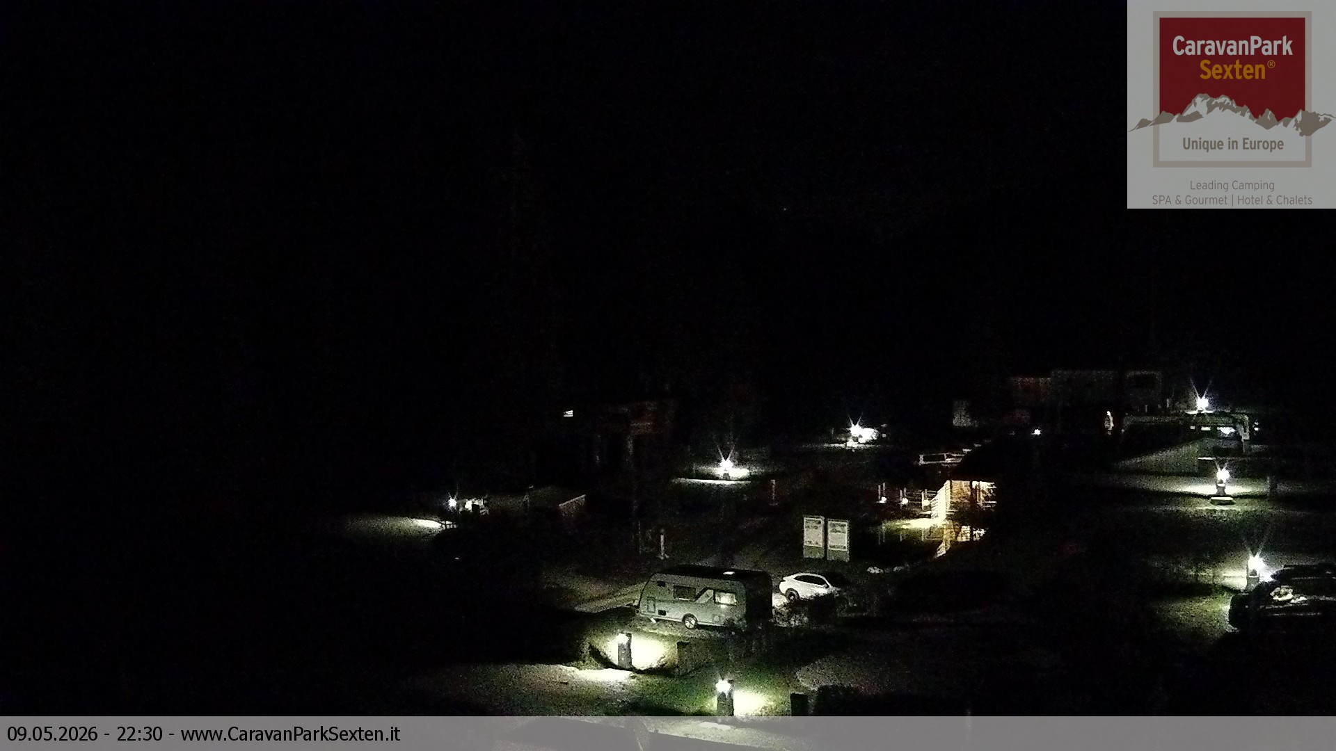 Archiv Foto Webcam Caravanpark in Sexten - Moos