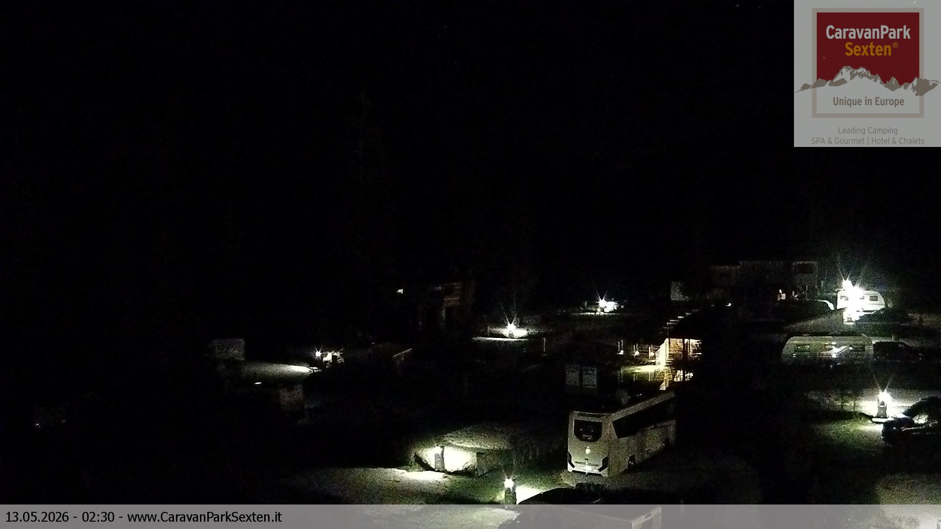 Archiv Foto Webcam Caravanpark in Sexten - Moos