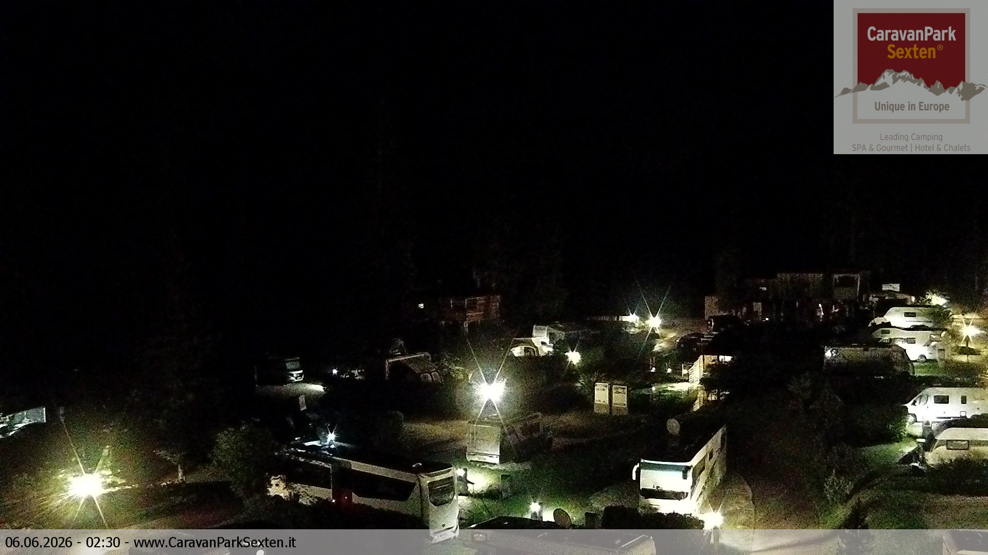 Archiv Foto Webcam Caravanpark in Sexten - Moos