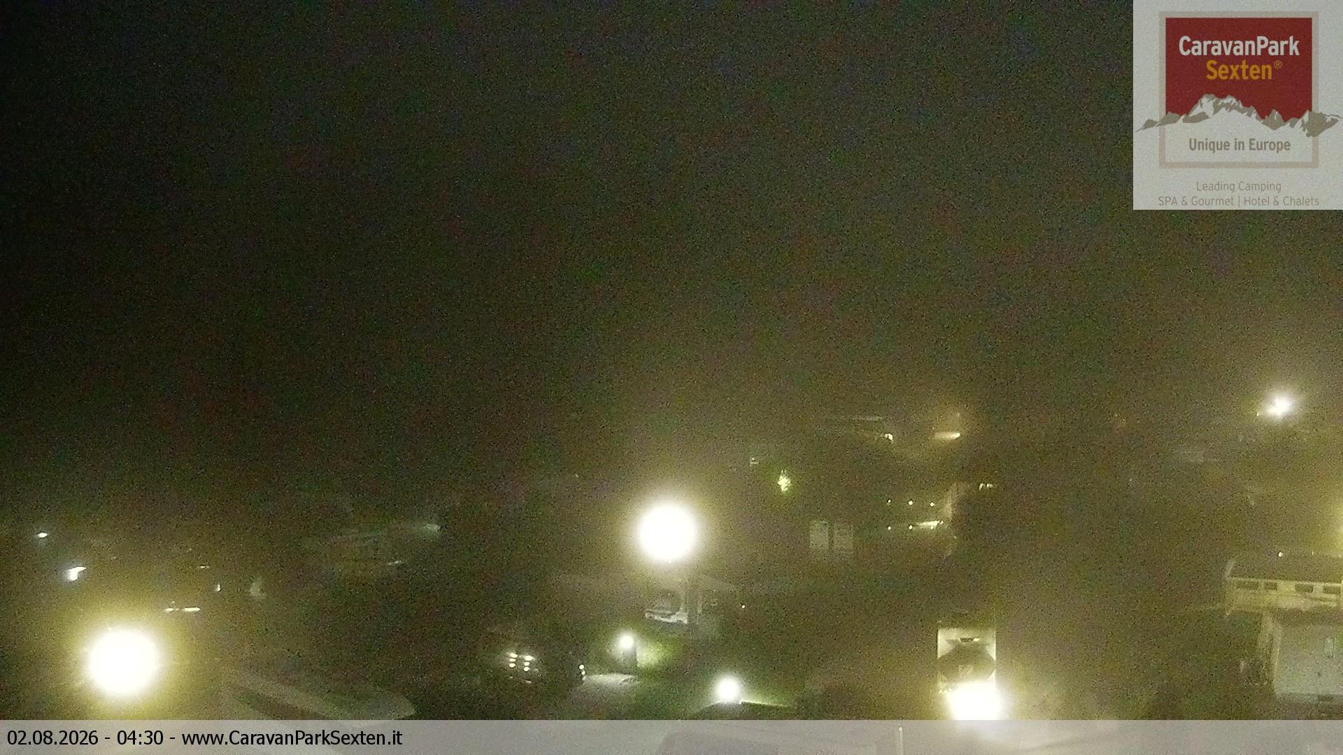 Archiv Foto Webcam Caravanpark in Sexten - Moos
