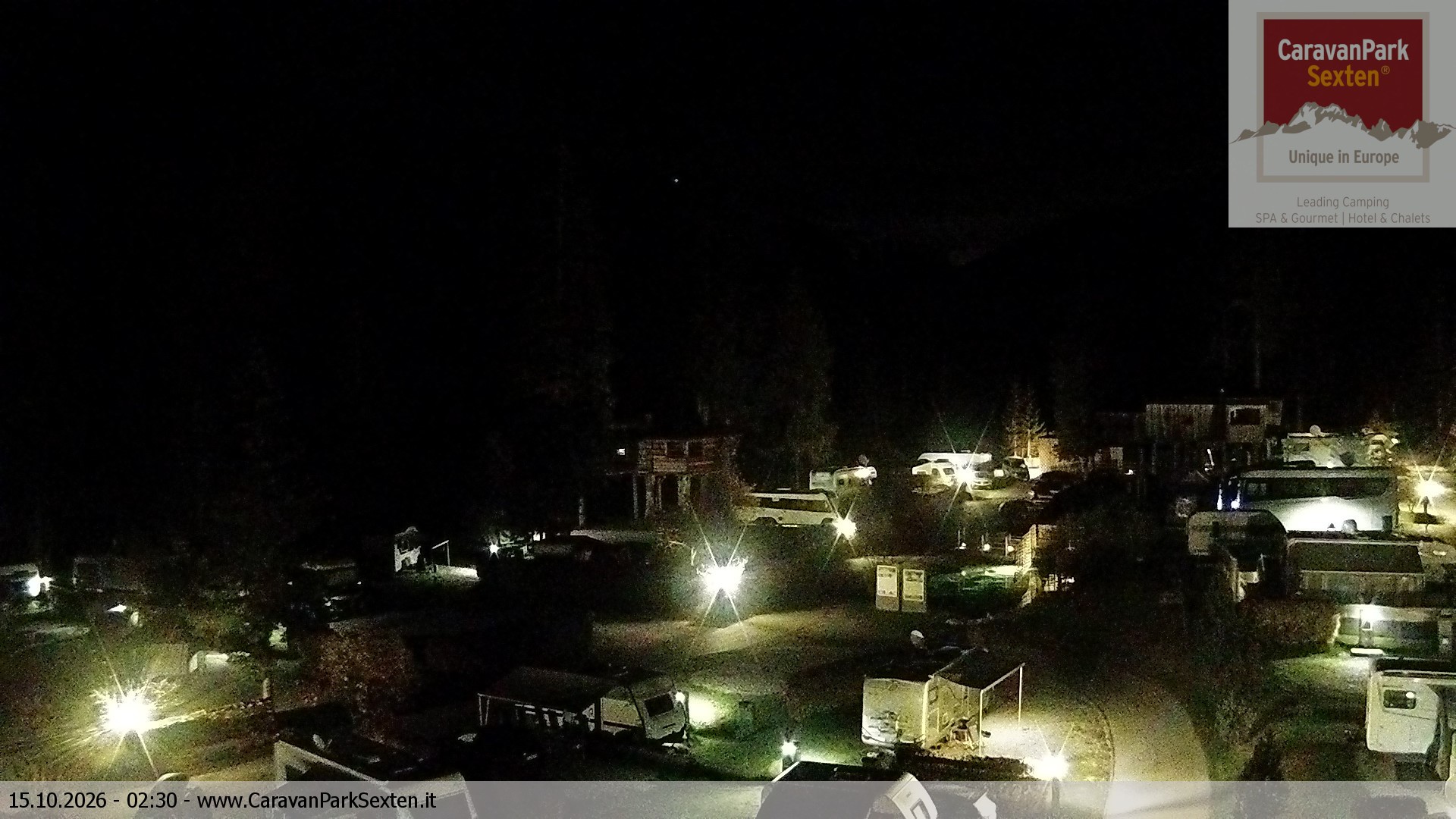 Archiv Foto Webcam Caravanpark in Sexten - Moos