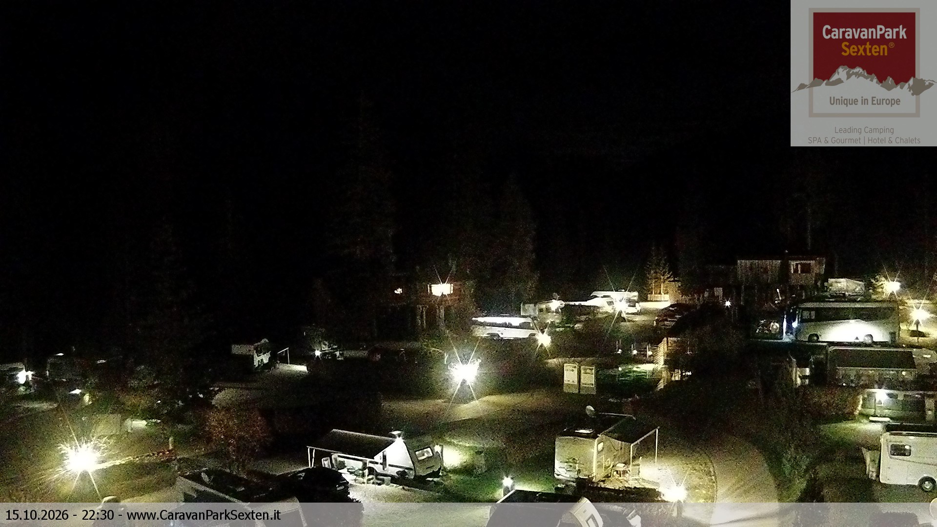 Archiv Foto Webcam Caravanpark in Sexten - Moos