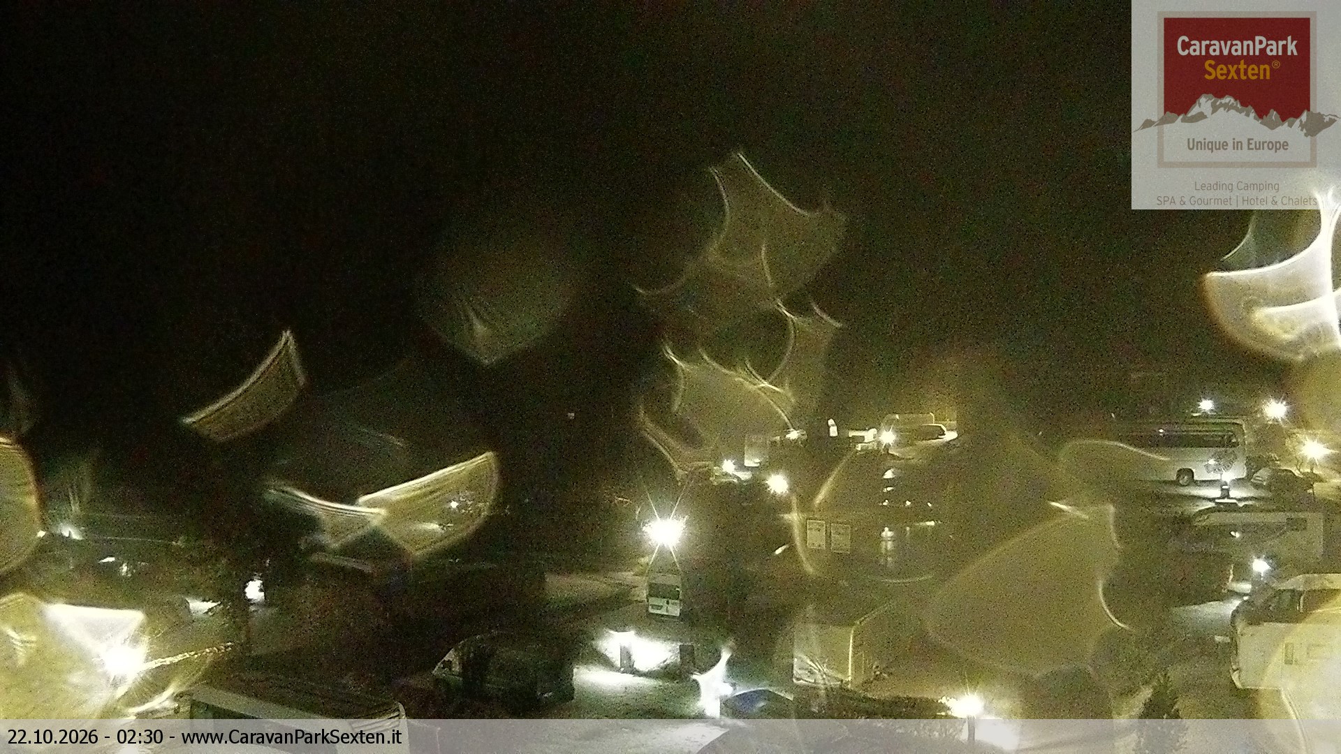 Archiv Foto Webcam Caravanpark in Sexten - Moos