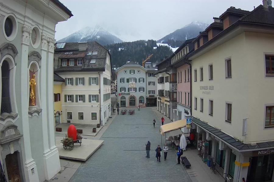 Archived image Webcam Village centre Innichen