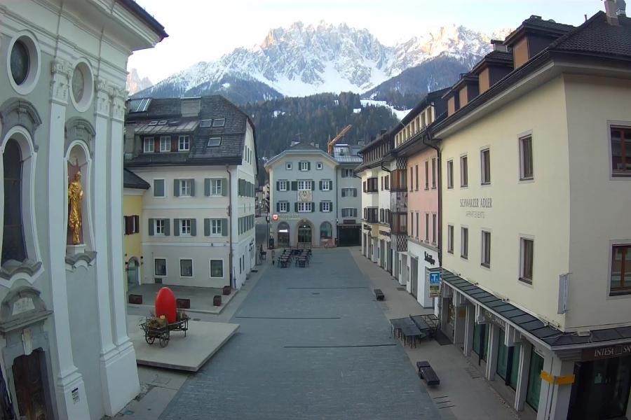 Archived image Webcam Village centre Innichen