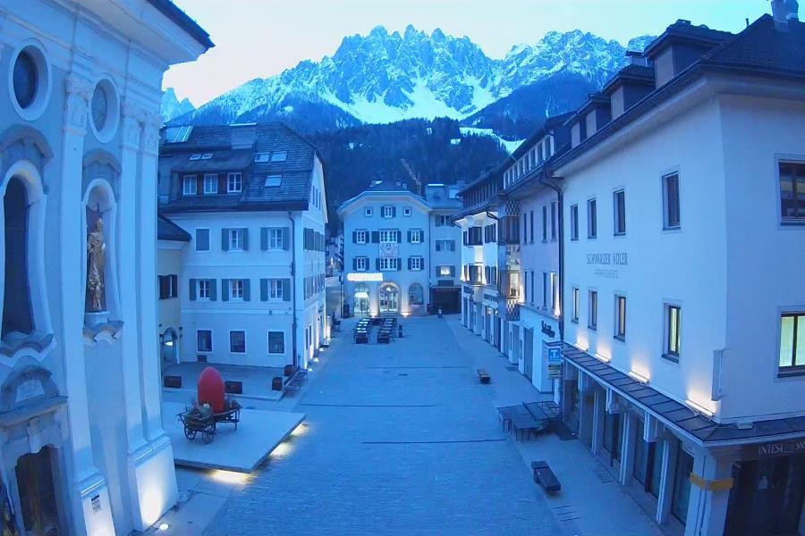 Archived image Webcam Village centre Innichen