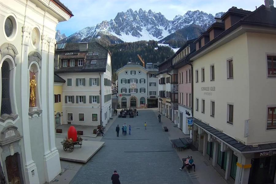 Archived image Webcam Village centre Innichen