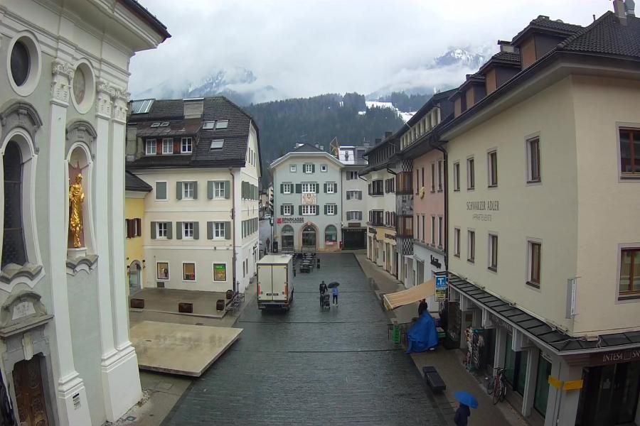 Archived image Webcam Village centre Innichen