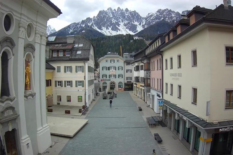 Archived image Webcam Village centre Innichen