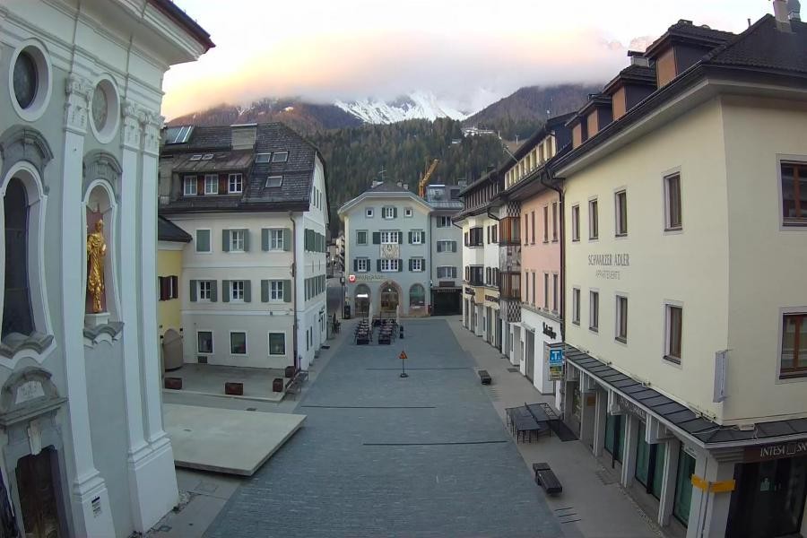 Archived image Webcam Village centre Innichen