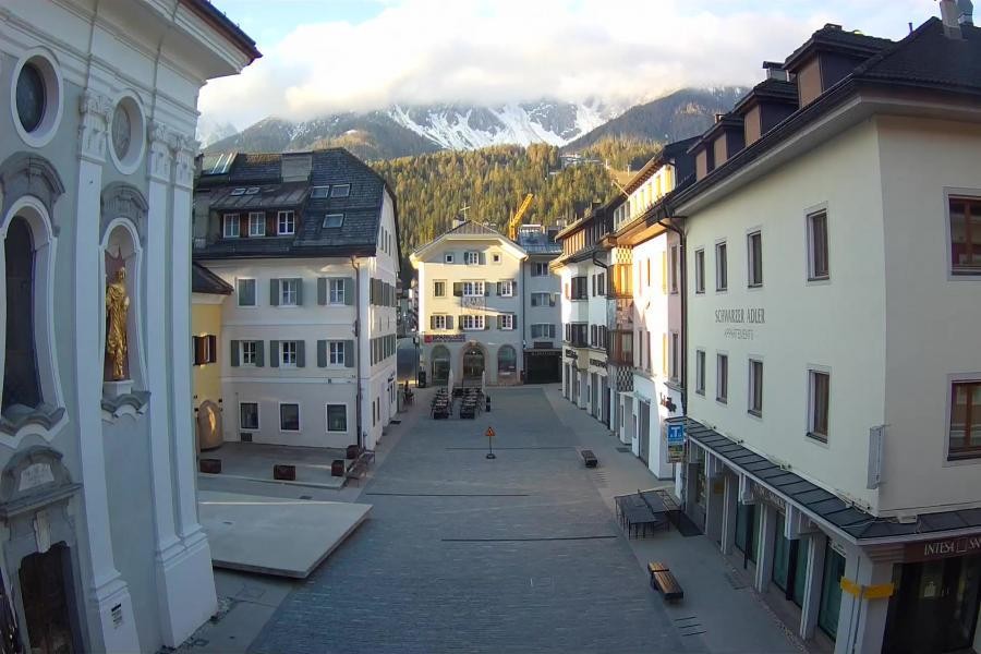 Archived image Webcam Village centre Innichen