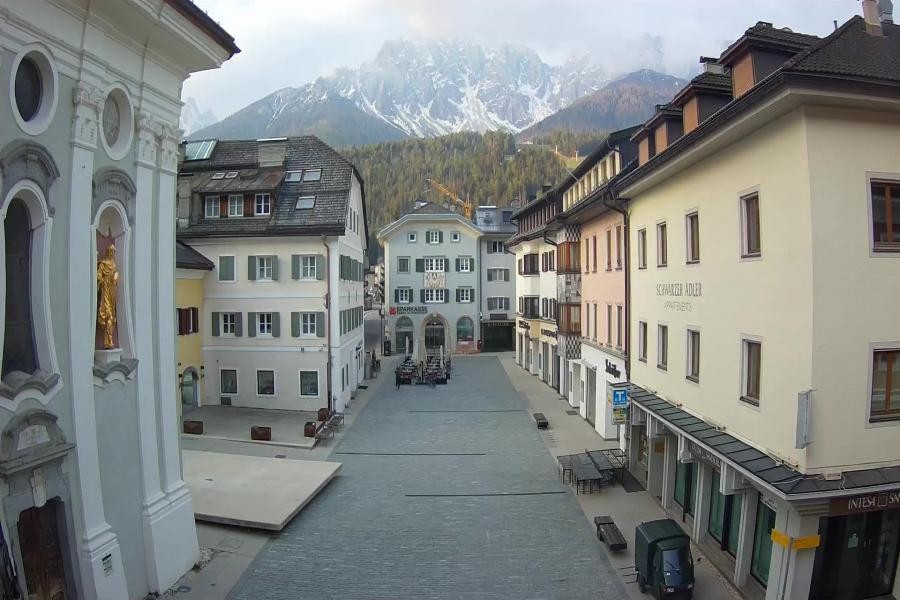 Archived image Webcam Village centre Innichen