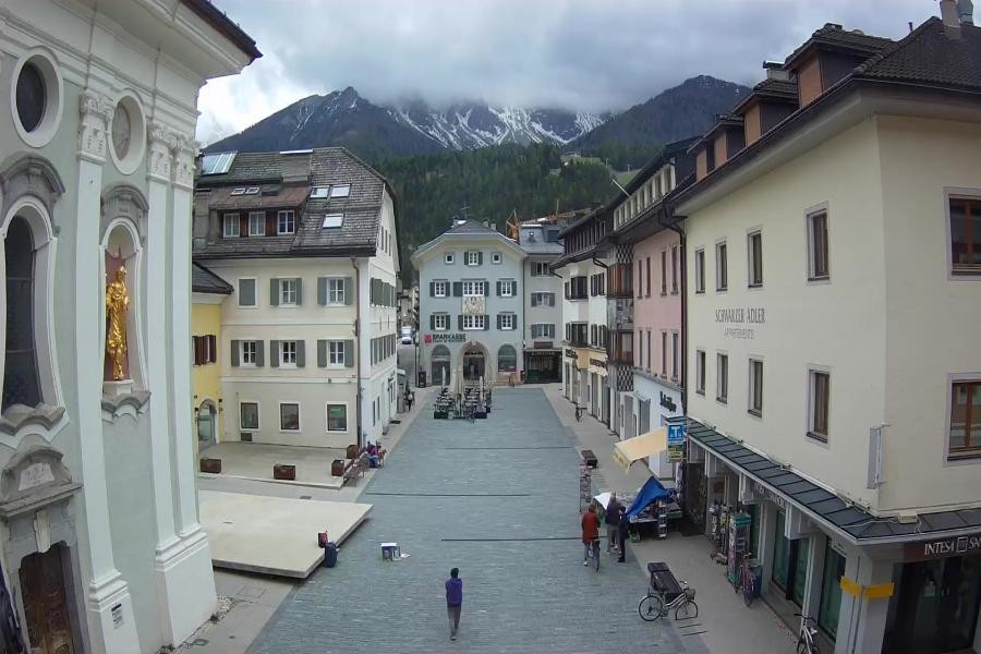 Archived image Webcam Village centre Innichen