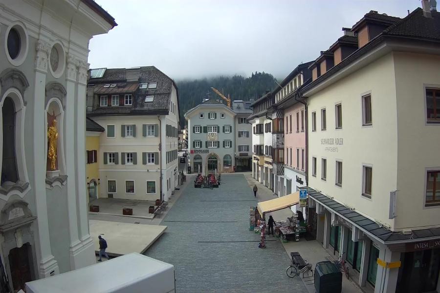 Archived image Webcam Village centre Innichen
