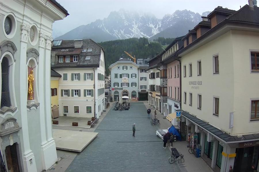 Archived image Webcam Village centre Innichen