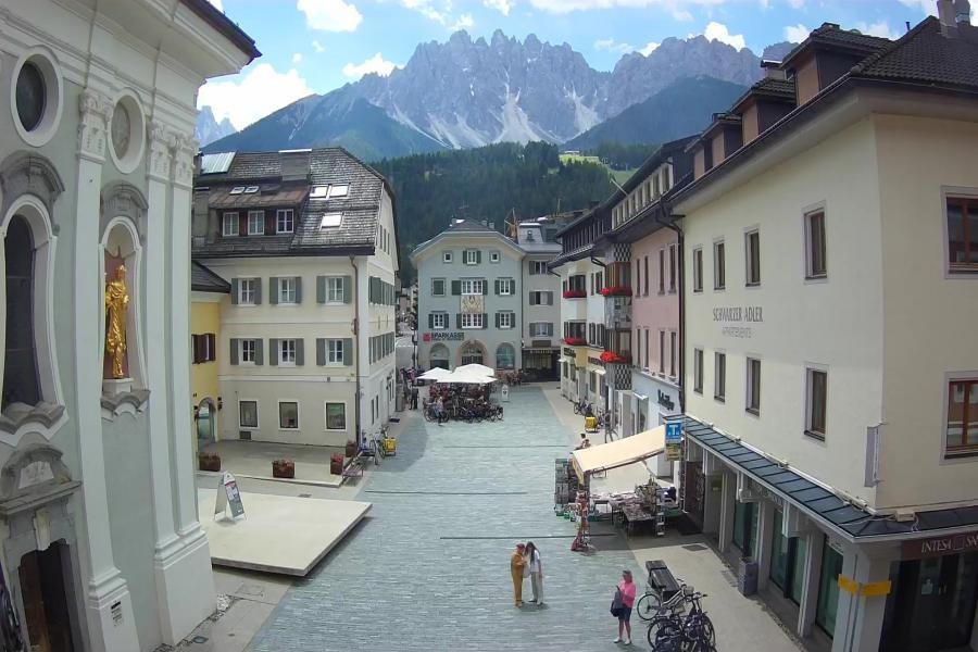 Archived image Webcam Village centre Innichen