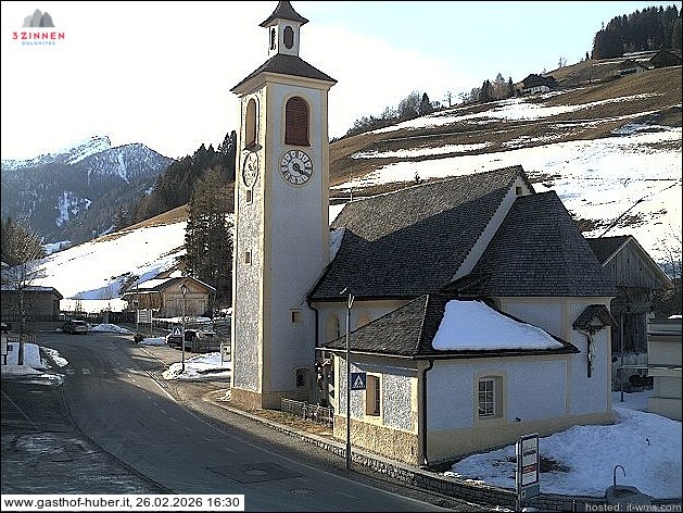 Archived image Webcam Prags (South Tyrol)