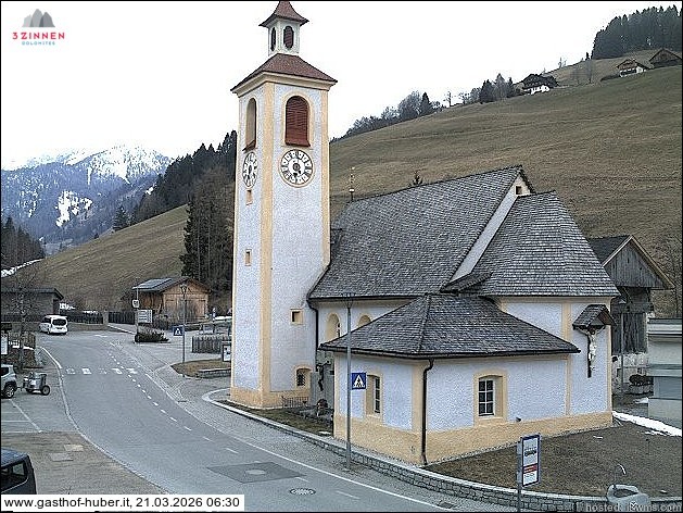 Archived image Webcam Prags (South Tyrol)