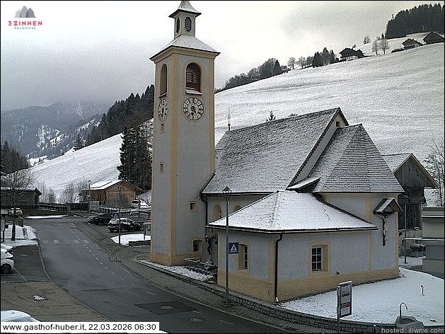 Archived image Webcam Prags (South Tyrol)