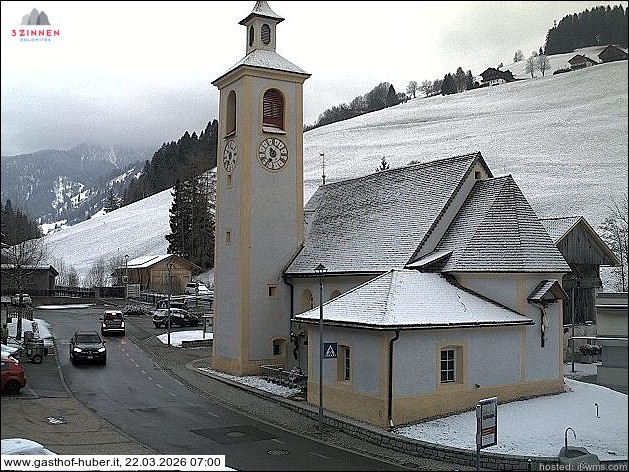 Archived image Webcam Prags (South Tyrol)