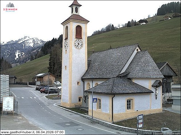 Archived image Webcam Prags (South Tyrol)