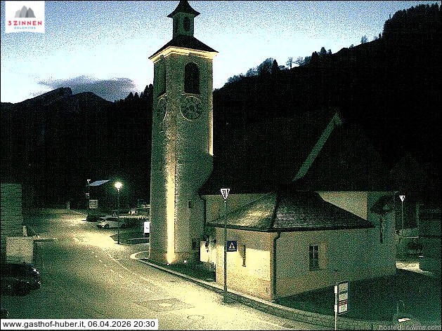 Archived image Webcam Prags (South Tyrol)