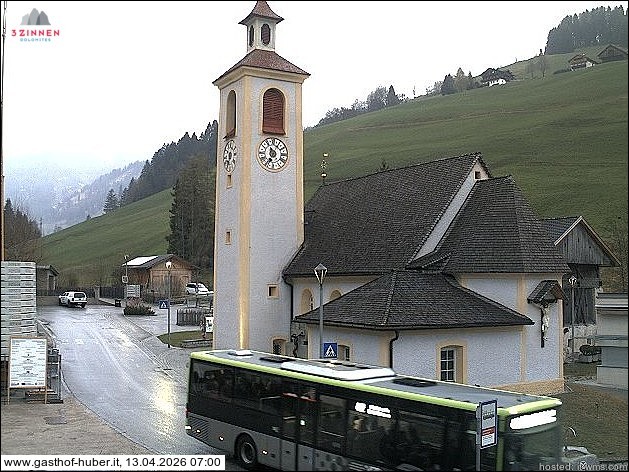 Archived image Webcam Prags (South Tyrol)