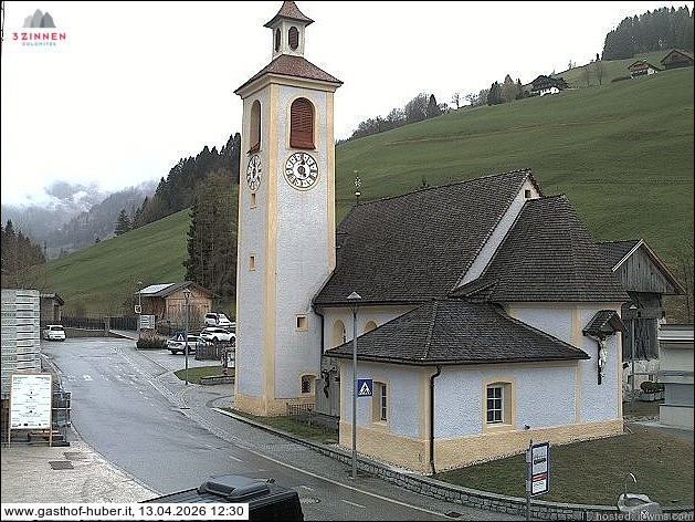 Archived image Webcam Prags (South Tyrol)